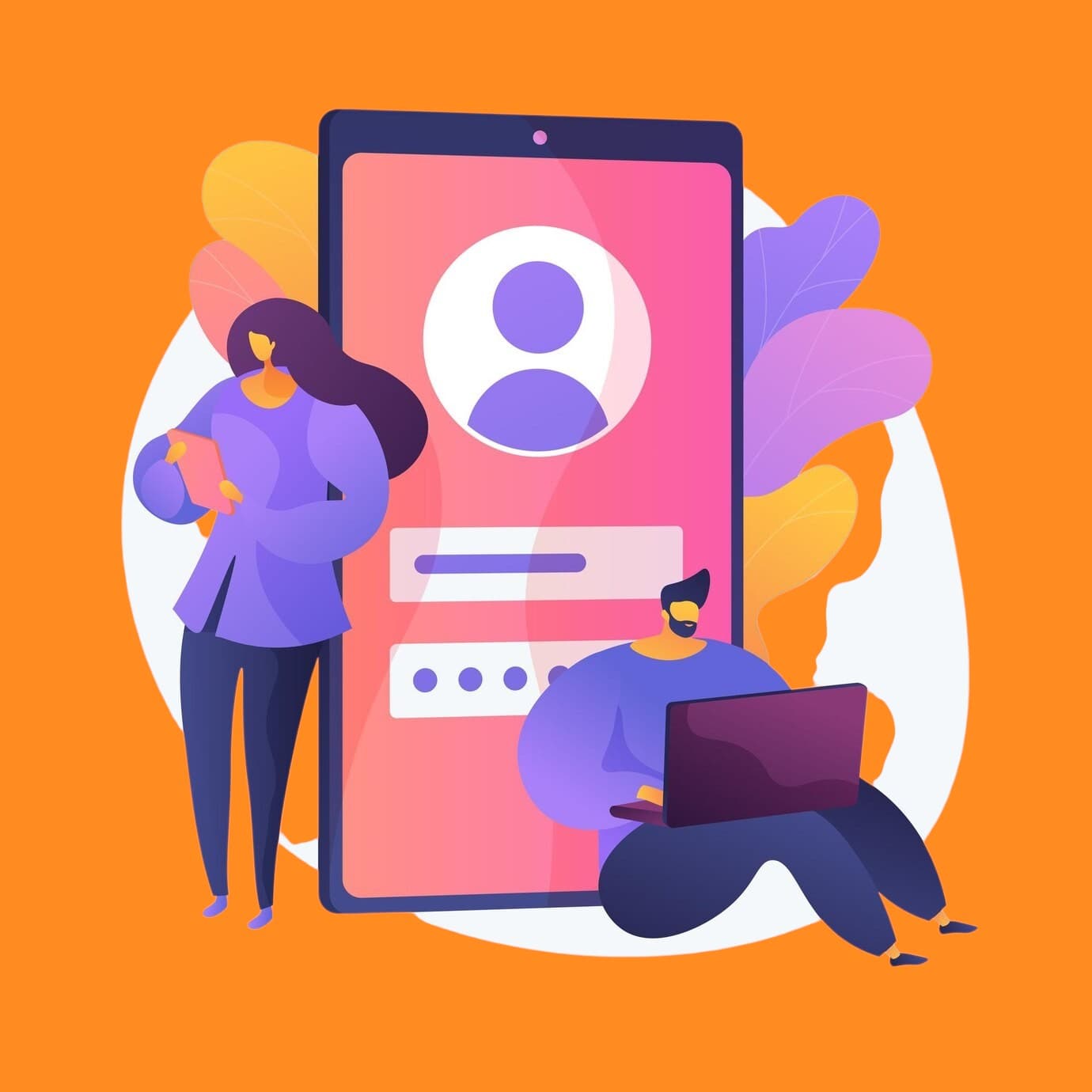 Authentication background image